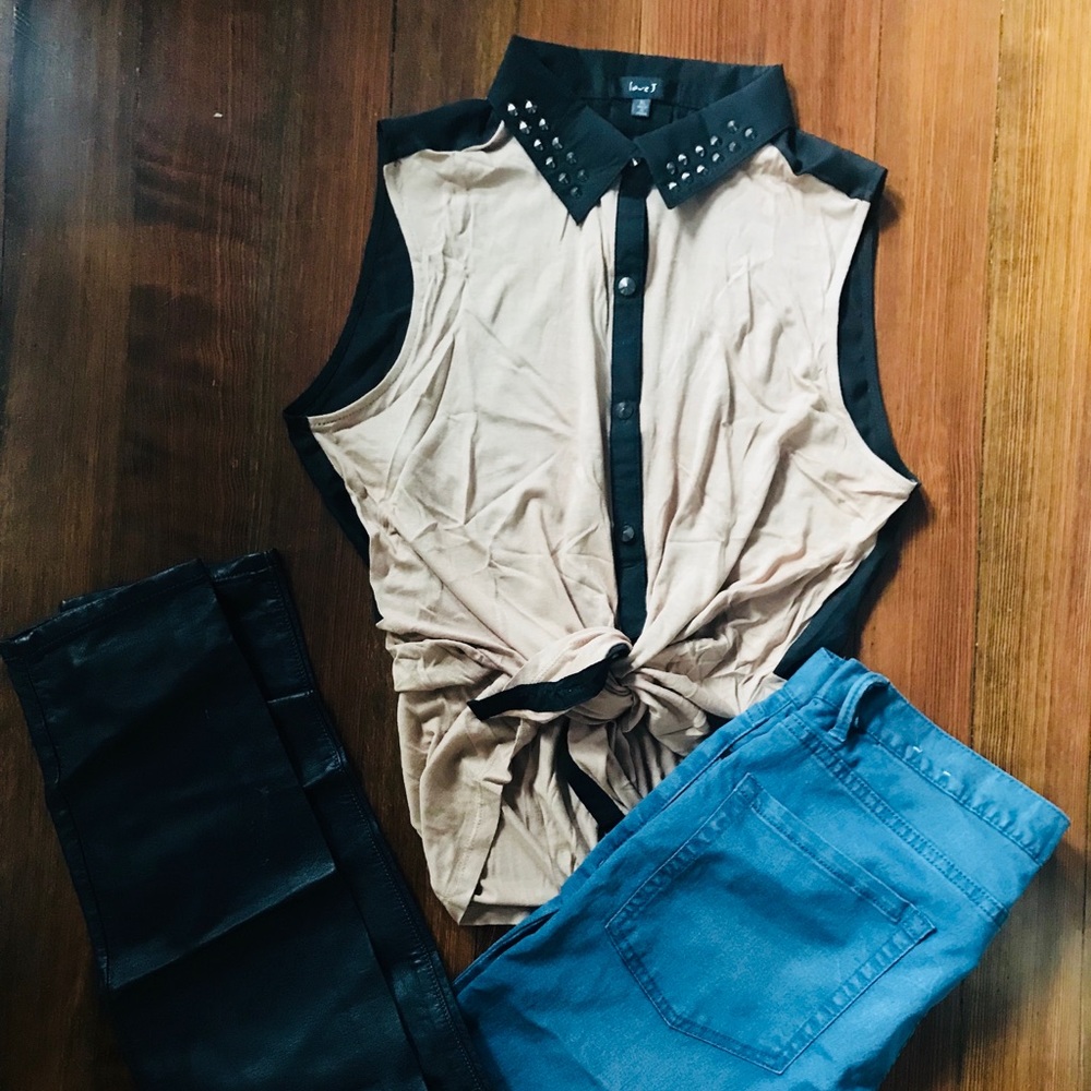 Studded blouse